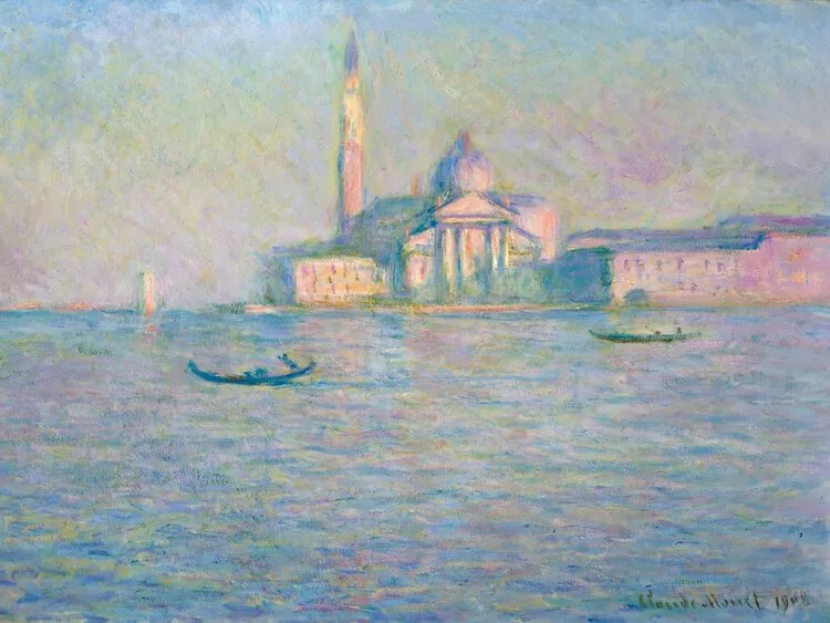 Kunstreproductie San Giorgio Maggiore, Venice, 1908, Claude Monet