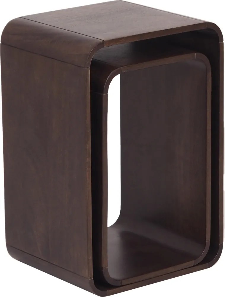 Retro Bijzettafel Set - 37.5 X 30cm.