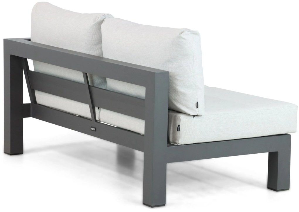 Hoek loungeset 5 personen Aluminium Grijs Lifestyle Garden Furniture Luca