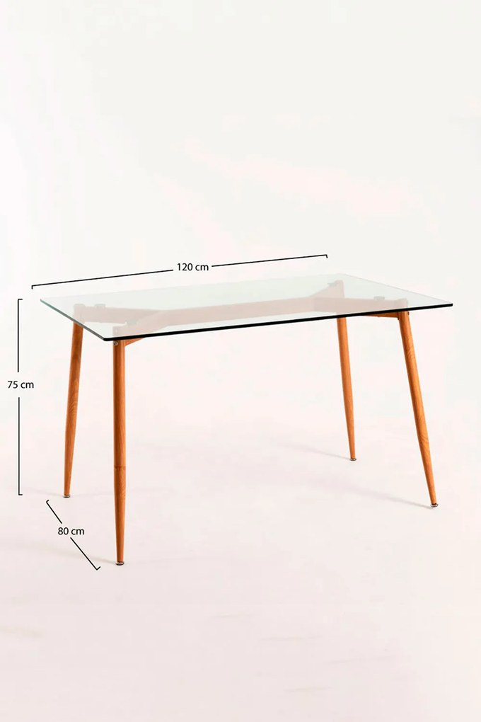 Wike Rechthoekige Tafel 120 x 80 cm