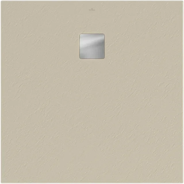 Villeroy & Boch Excello douchevloer 100x100cm polyurethaan/acryl Nature Creme uda1010exc1v-2n