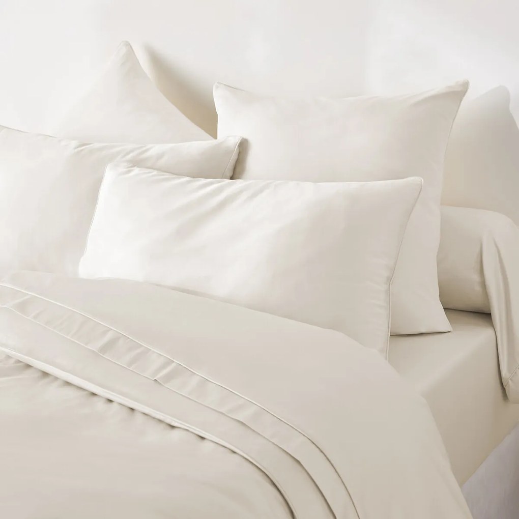 Hoeslaken satijn katoen, 153 draden, 30 cm kop, Opale