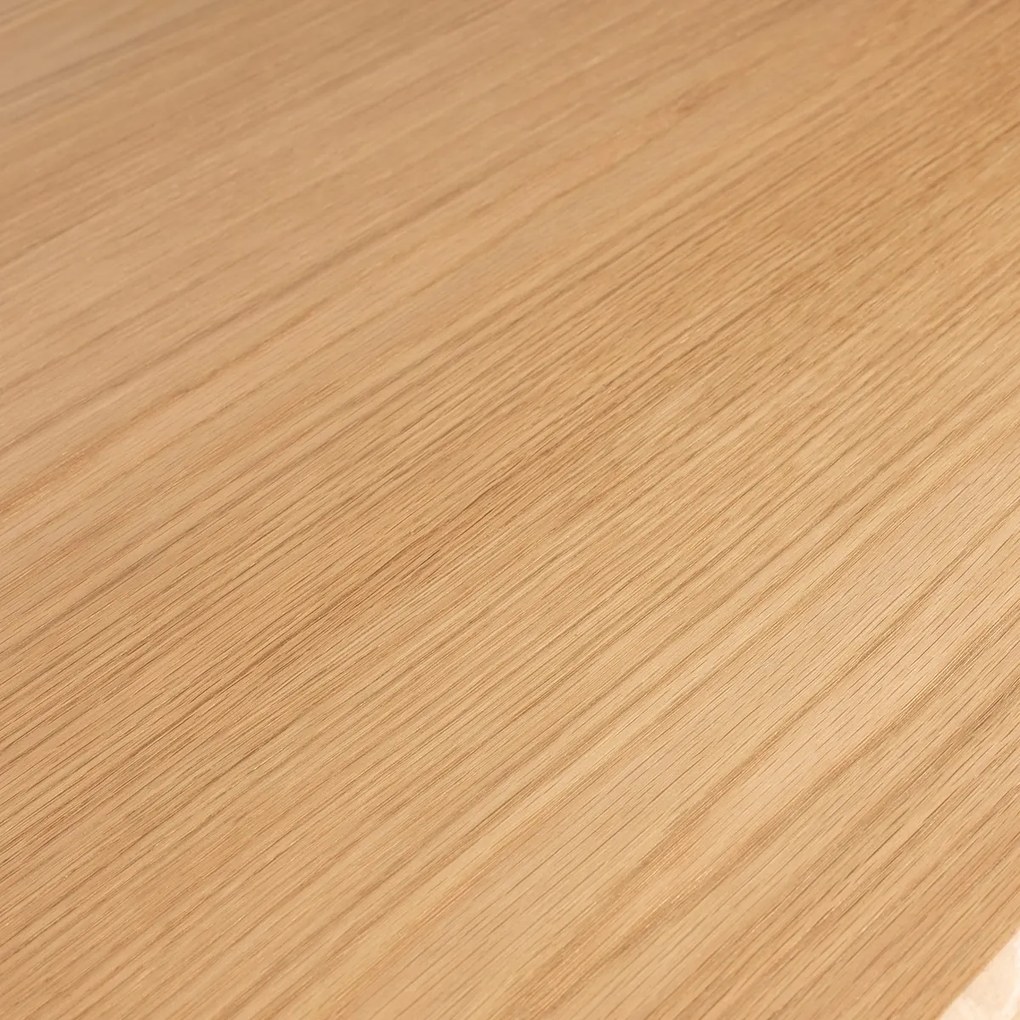 Zuiver Brave Design Eettafel Gebogen Eiken - 160 X 80cm.