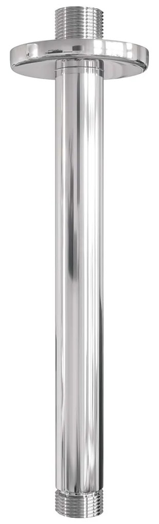 Brauer Stripe inbouw regendouche met 25cm hoofddouche, plafondarm, 3 standen handdouche en glijstang set 36 chroom