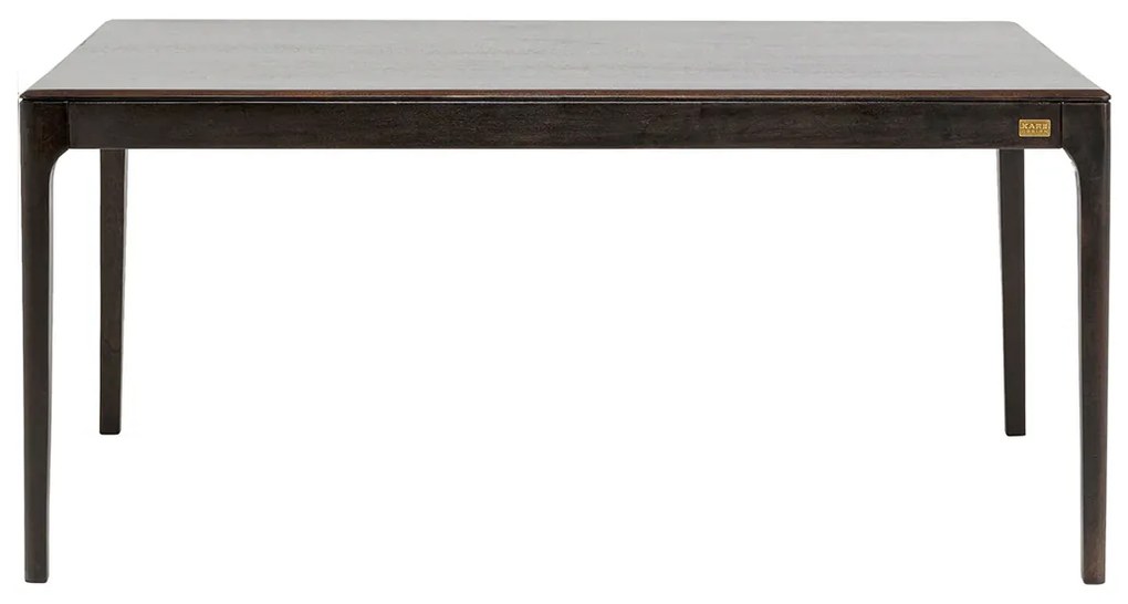 Kare Design Brooklyn Walnut Retro Eettafel Donker Hout 160x80 Cm - 160 X 80cm.