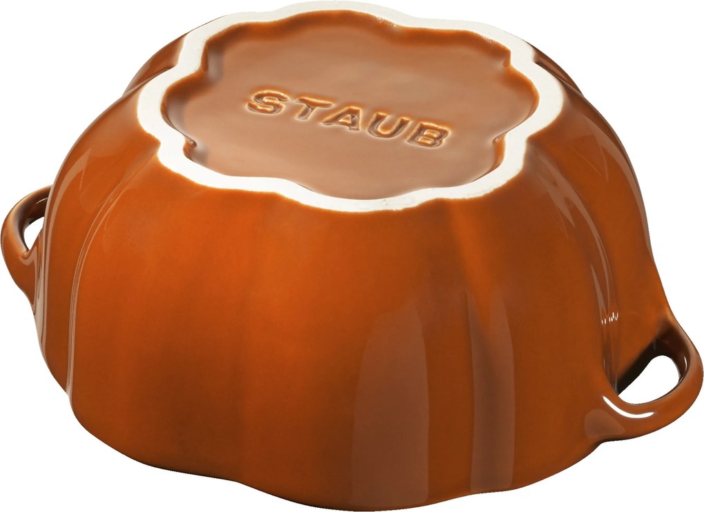 Staub Ceramique Cocotte 12 cm / 500 ml, Pompoen, Kanneel - Ceramique - Staub