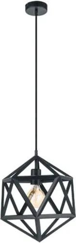 Hanglamp Embleton zwart 60W