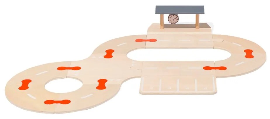 HEMA Auto- En Waterbaan Hout Uitbreidingsset 19-delig