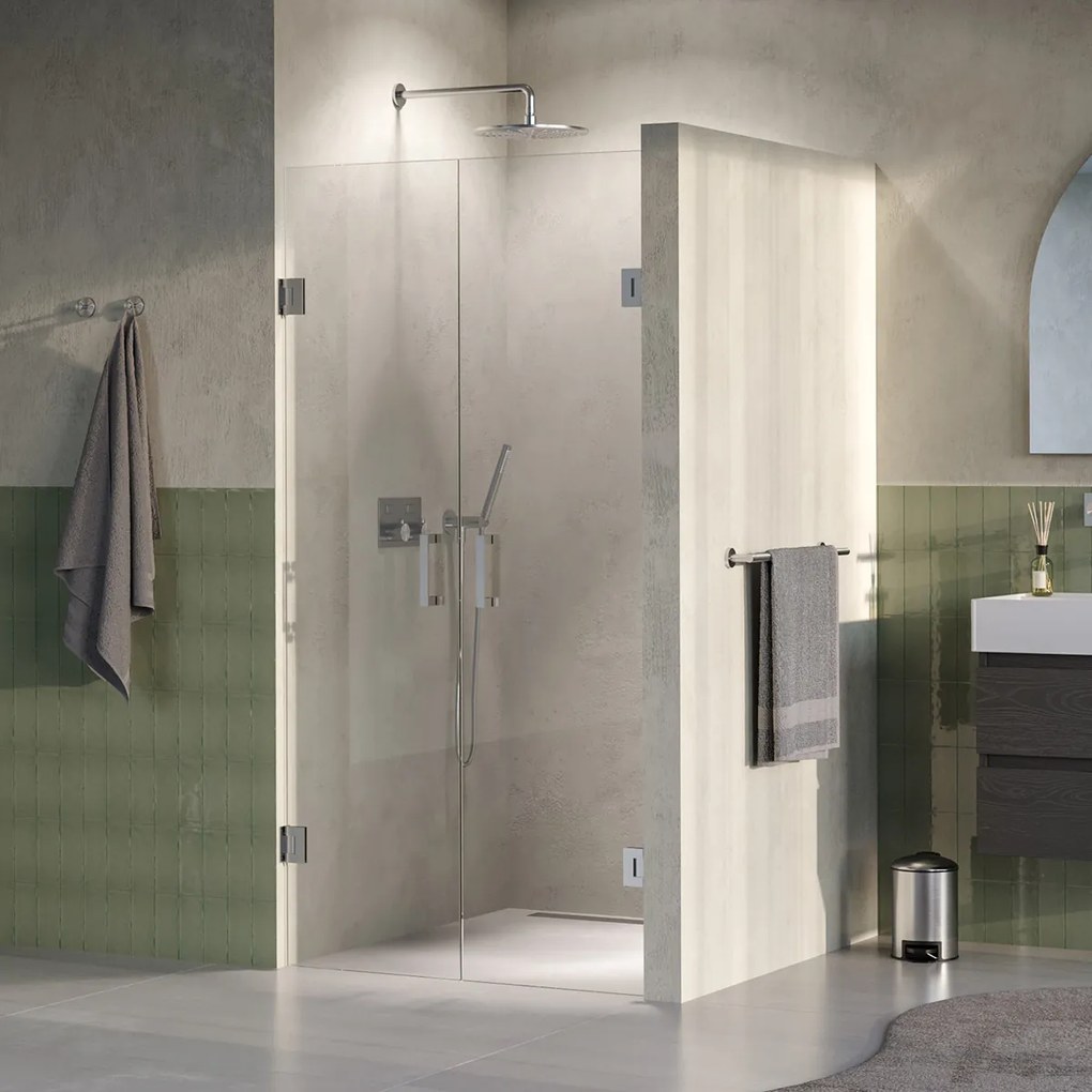 Brauer Void profielloze pendeldeuren 100cm RVS geborsteld PVD