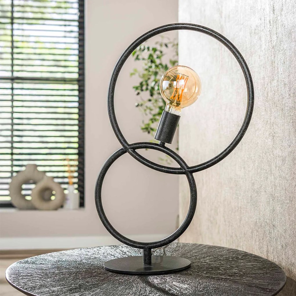 Tafellamp Metalen Ringen