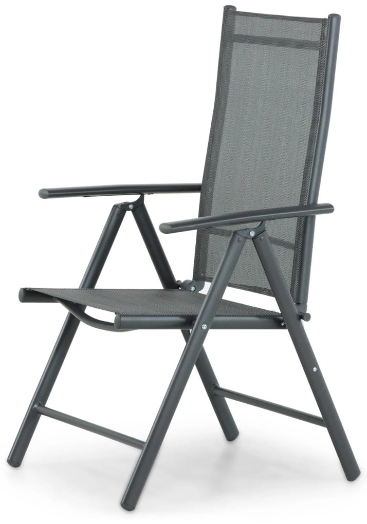 Domani Furniture Manu Standenstoel Aluminium/textileen Grijs