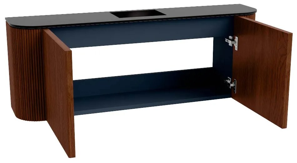 Mondiaz Joya 115cm toiletmeubel ronding links/rechts ruby met wastafel faye midden zonder kraangat urban