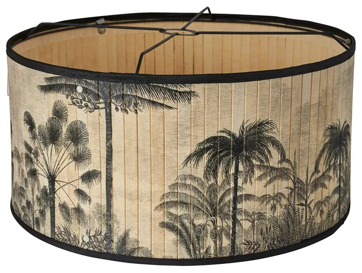 Hanglamp bamboe - natuurprint - ø50 cm