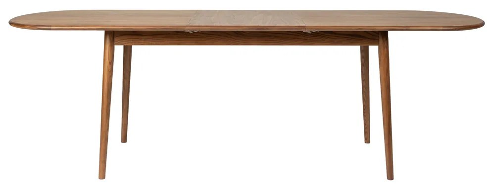 Zuiver Twist Oval Walnut Uitschuifbare Eettafel Walnoot 185-240 Cm - 90 X 185cm.