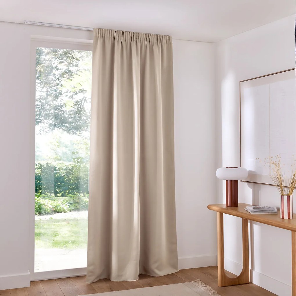 Verduisteringsgordijn, met aangerimpelde bies en golf, VODA