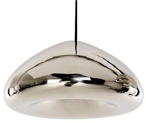 Hangende Glazen Spiegel Plafondlamp APP322-1CP Zilver
