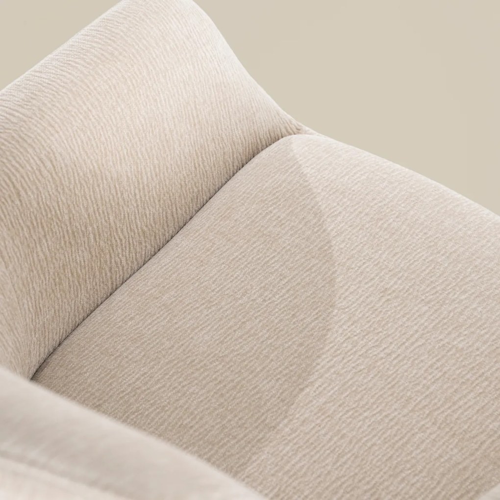 Draaibare Eetkamerstoel Armleuningen Beige