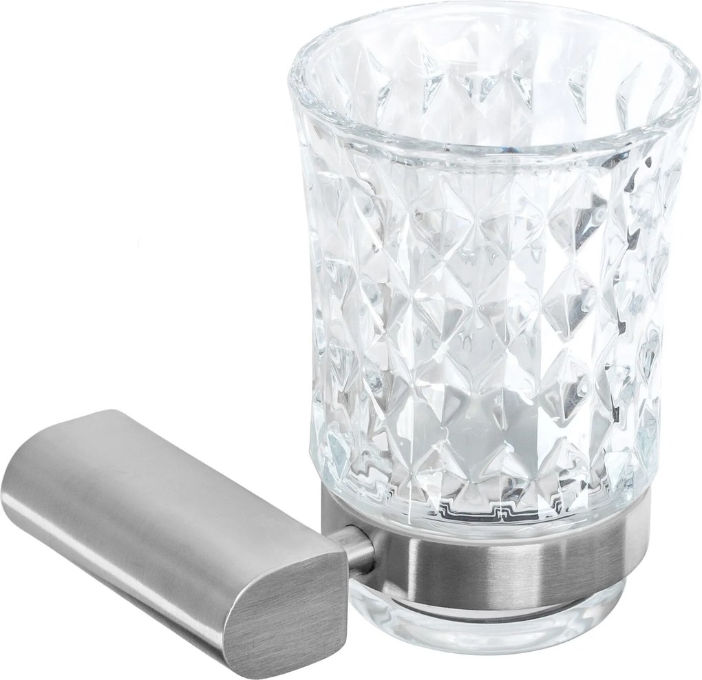 Kubek łazienkowy wiszący Brushed Nickel 322224