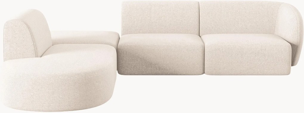 Modulaire chenille hoekbank Paolo (5-zits)