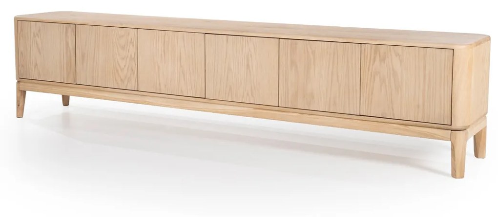 Eleonora Harvey Lang Tv-meubel Licht Eiken 220 Cm - 220x40x50cm.