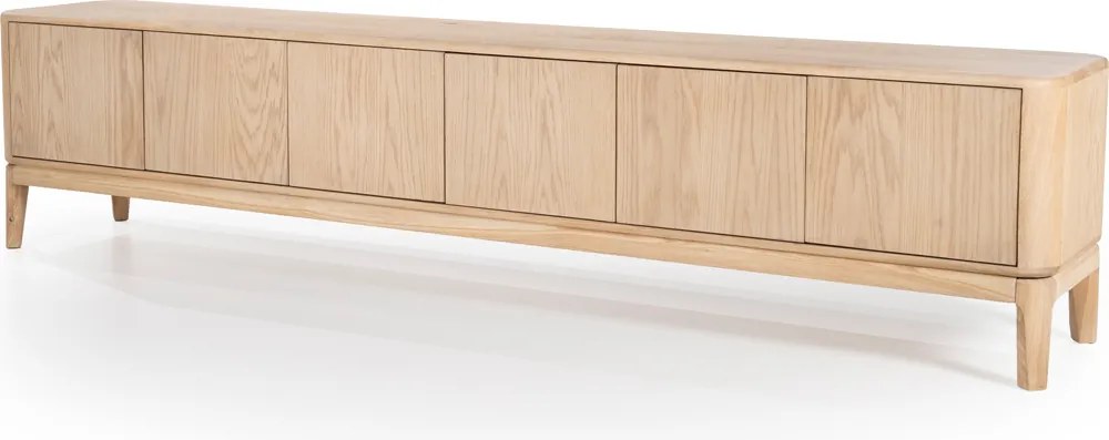 Lang Tv-meubel Licht Eiken 220 Cm - 220x40x50cm.