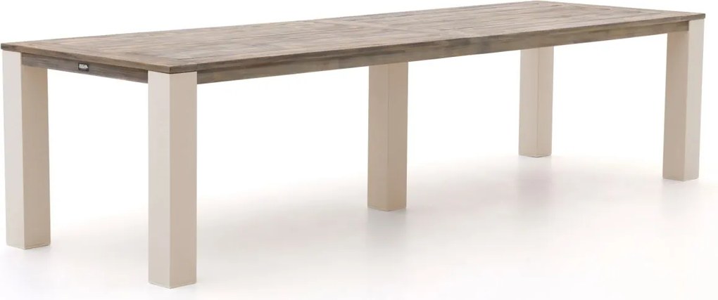 Tuin eettafel ROUGH | Rechthoekig  | Tuintafel Teakhout | 320x100cm | 8 personen | Kees Smit Tuinmeubelen