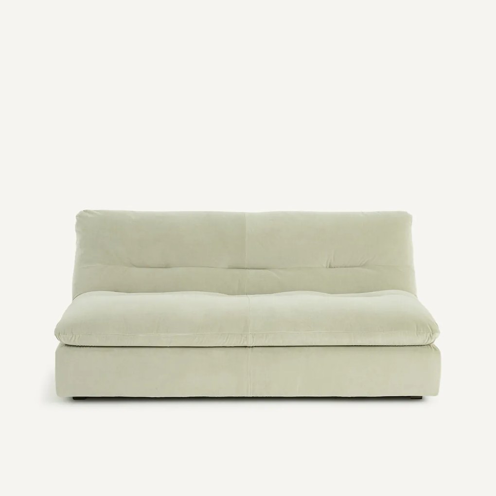 3-zits modulaire bank in stonewashed fluweel, GIULIANO