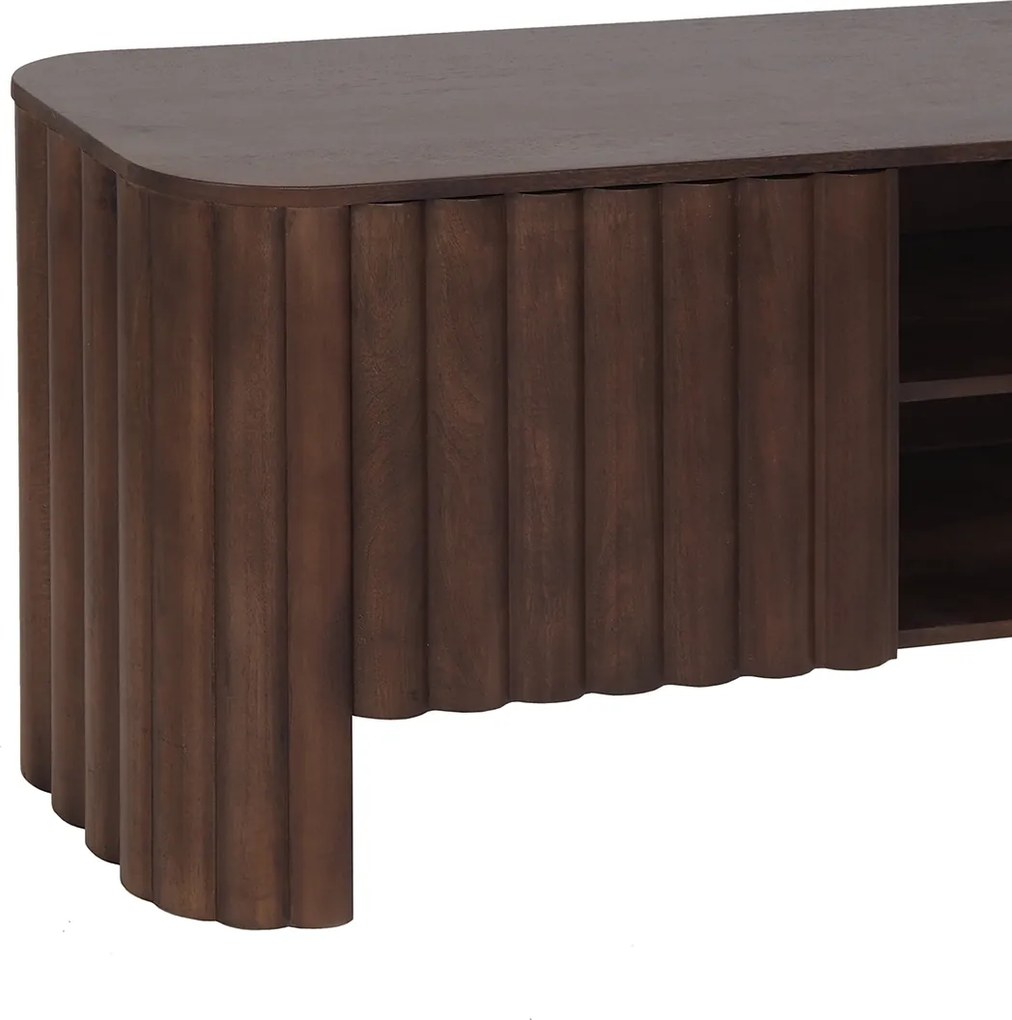 TV Meubel Met Ribbels 200cm - 200x42x55cm.
