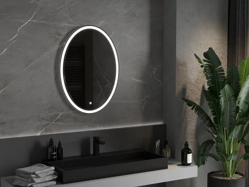 Mexen Elz verlichte badkamer spiegel 60 x 80 cm, LED 6000K, anti-condens - 9802-060-080-611-00