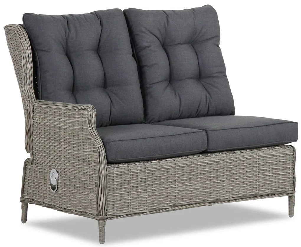 Hoek loungeset 5 personen Wicker Grijs  Garden Collections New Castle