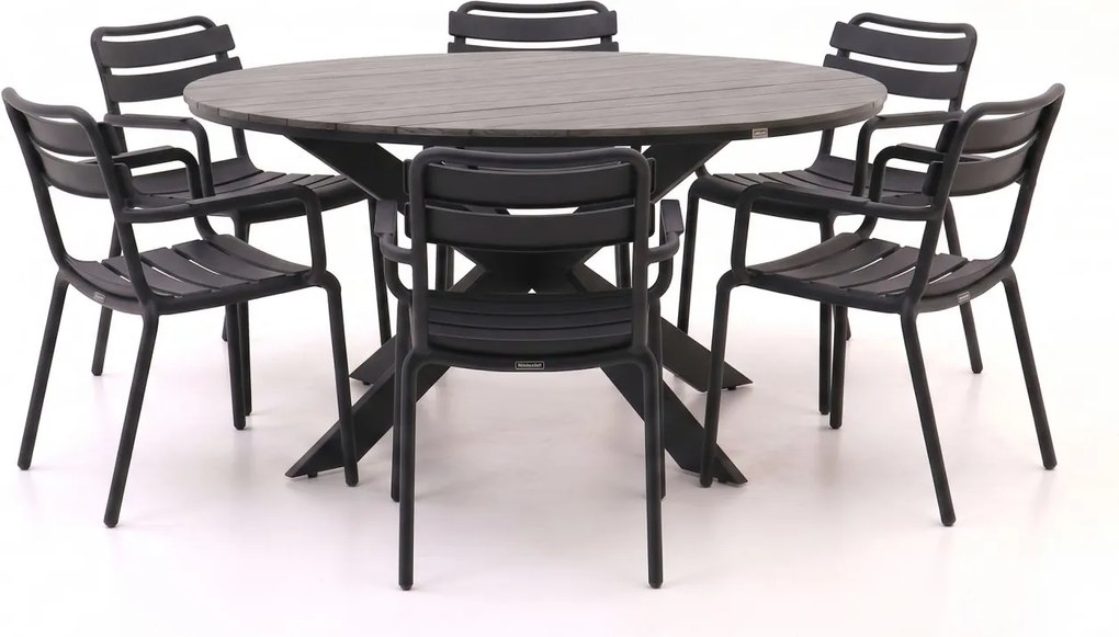 Diningset Forza  | 6 personen | Tuinset polywood | 7-delig | Kees Smit Tuinmeubelen