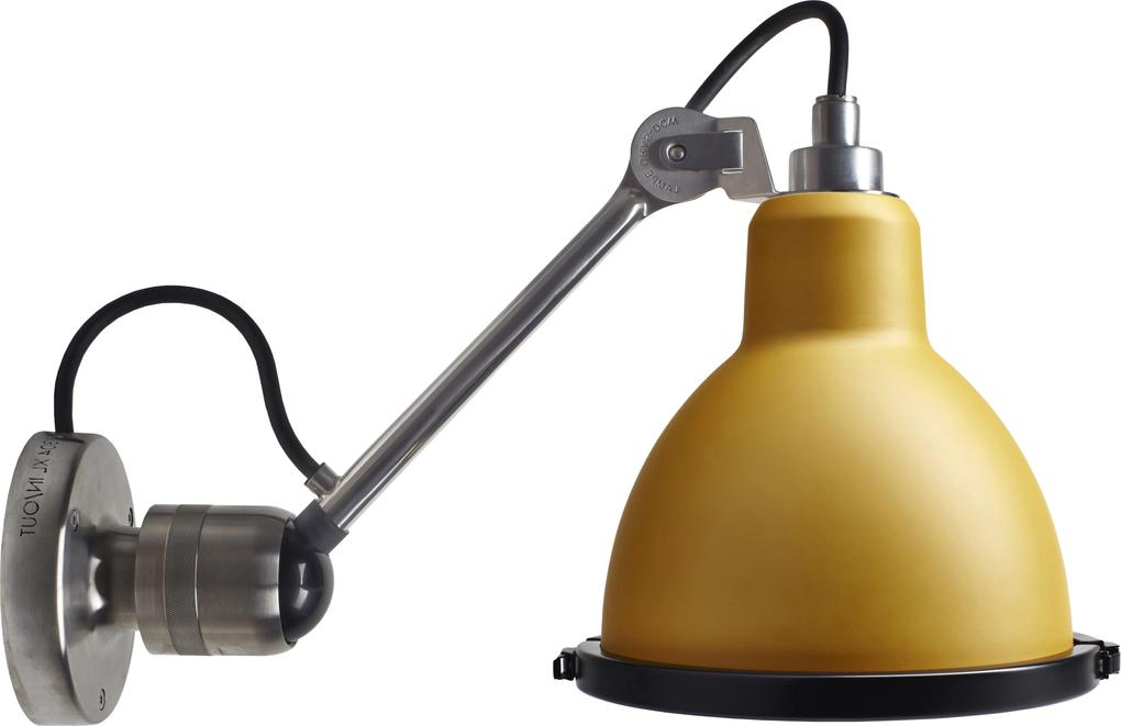 DCW éditions Lampe Gras N304 XL Outdoor Seaside wandlamp bare yellow