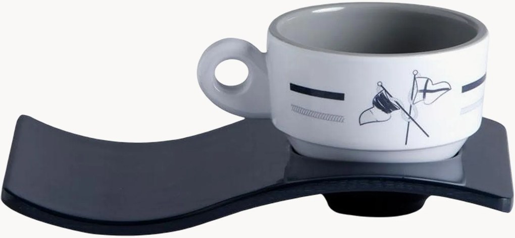 Espressokopjes & schoteltjes Wob, 6-delig