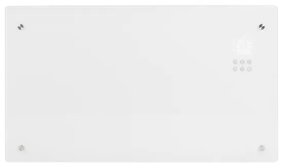 Eurom Alutherm Verre 1500 - Convectorkachel - wifi - Hangend/Staand - 1500watt - glas - glas - Wit 360936