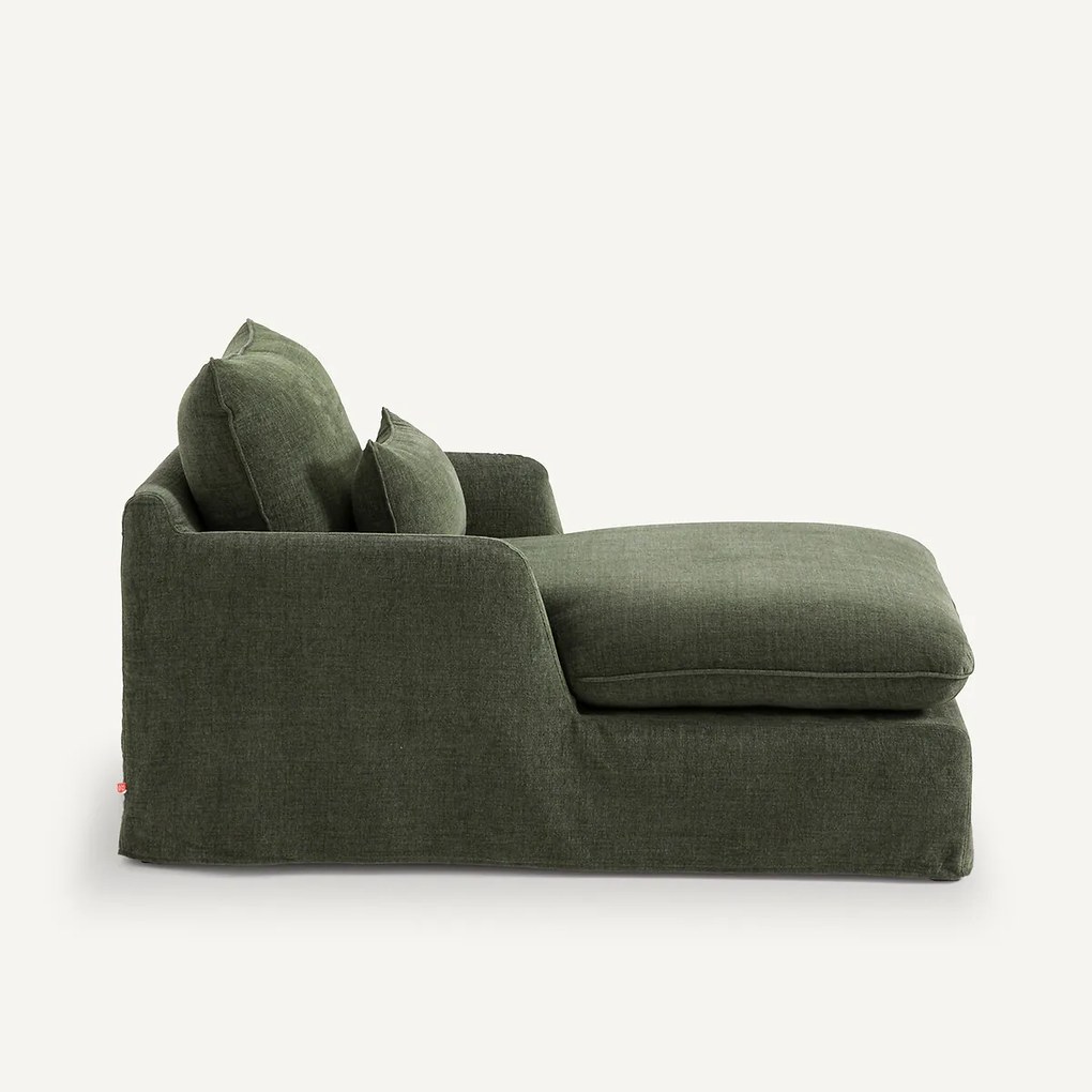 Lange fauteuil polyester, Nelville