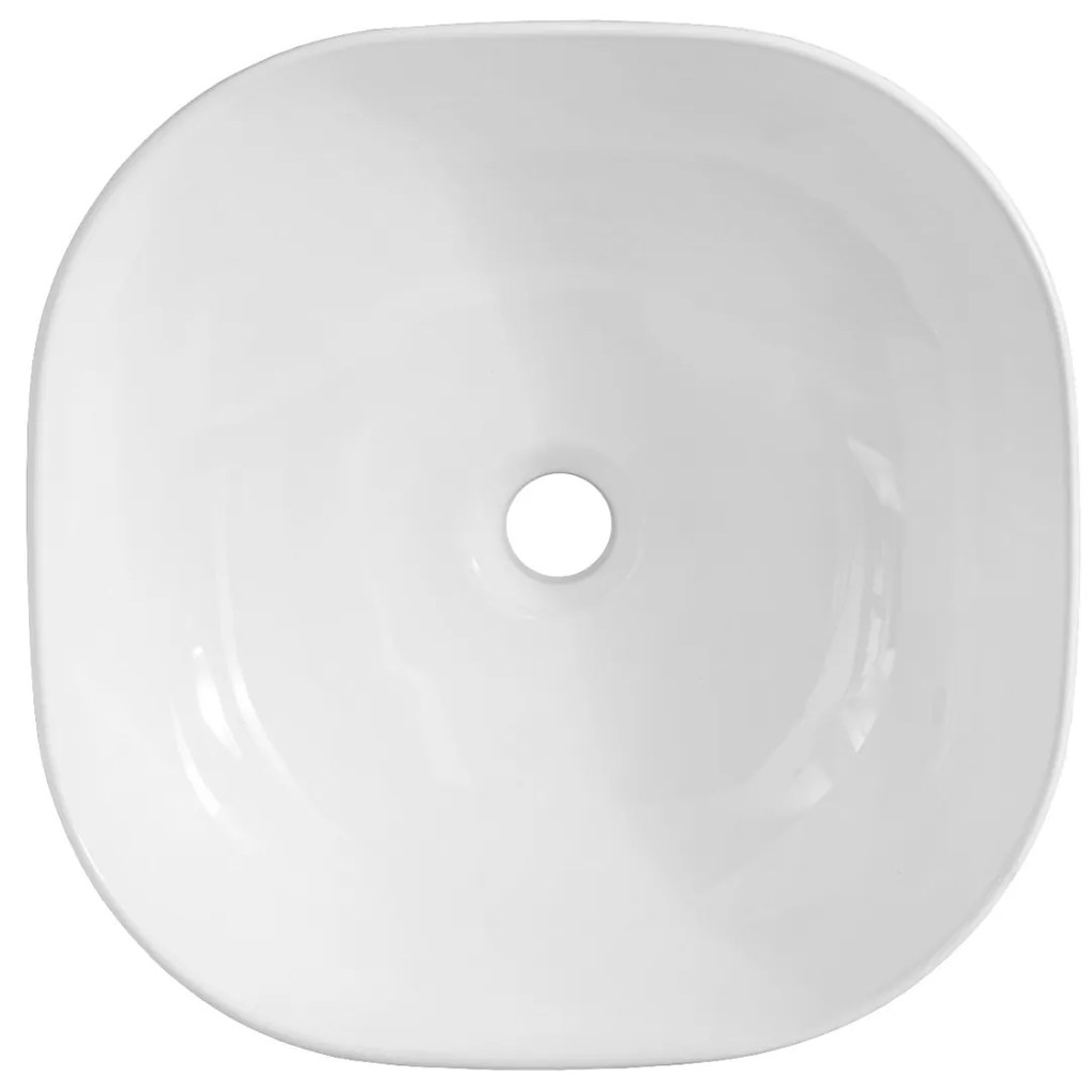 Comad Adele White badkamermeubel 80cm wit mat met 1 waskom en topblad eiken