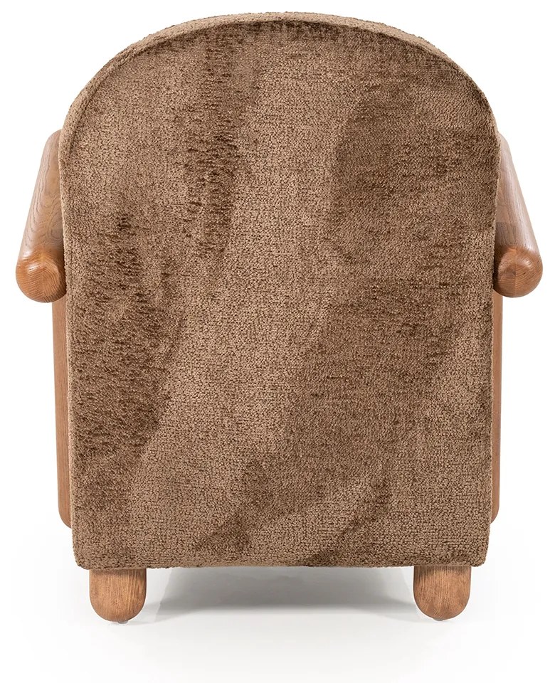 By-Boo Retrova Fauteuil Met Hout Bruin