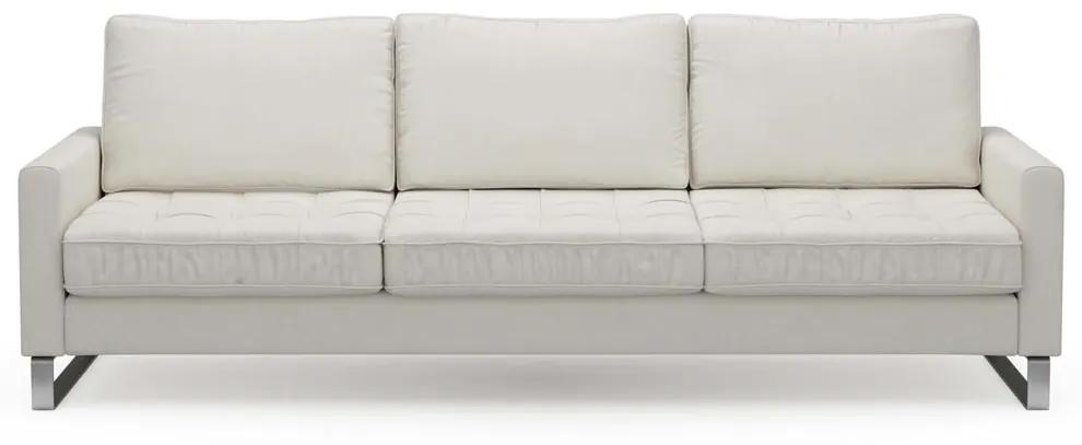 Rivièra Maison - West Houston Sofa 3,5 Seater, oxford weave, alaskan white - Kleur: bruin