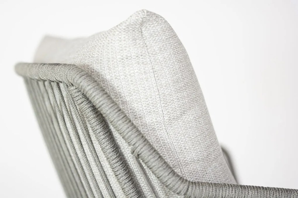 4 Seasons Outdoor Ancora loungestoel Teak Silver Grey SALE Tuinstoel   antraciet weerbestendig