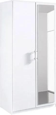 Wimex garderobekast, 2-deurs met spiegeldeur