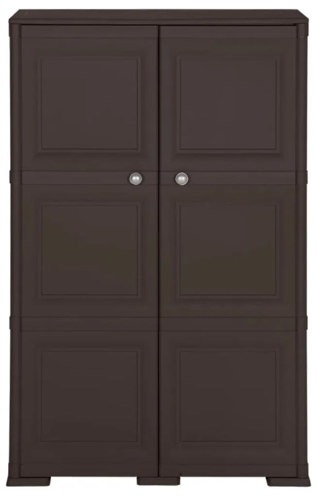 vidaXL Opbergkast hout-look 79x43x125 cm kunststof bruin