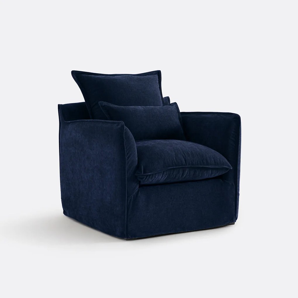 Fauteuil, afneembare hoes, in gemêleerd polyester, ODNA