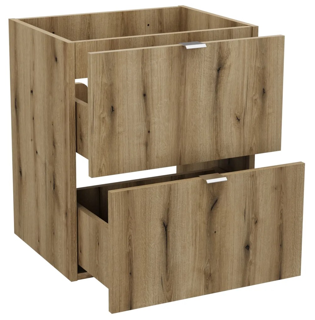 Comad Nova Oak onderkast met 2 lades 50x40x60cm eiken