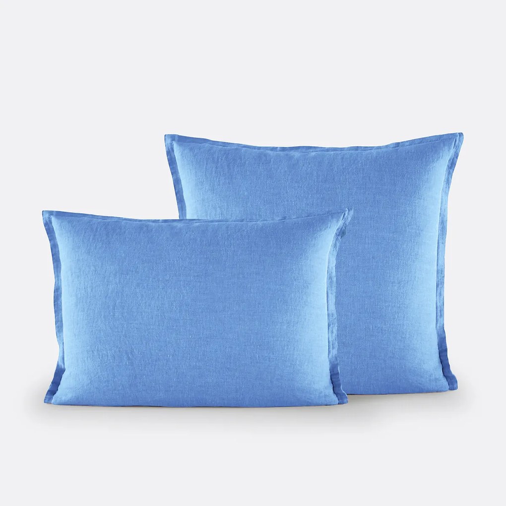 Kussensloop in gewassen linnen, Linot