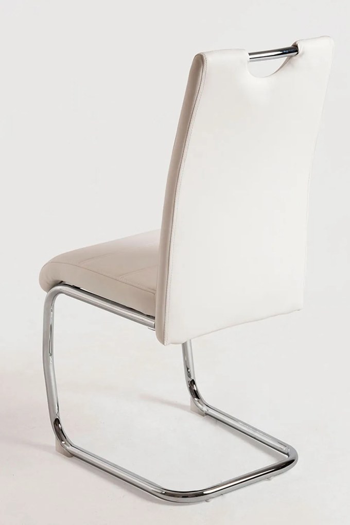 Set 4 Hallen Kunstlederen Stoelen