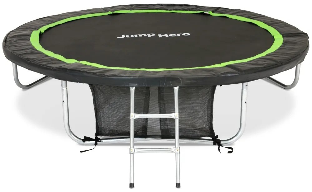 Tuintrampoline met veiligheidsnet aan buitenkant 244cm Jump Hero 8FT