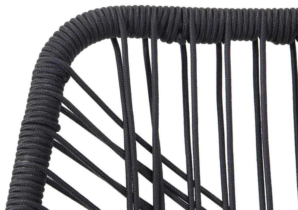 Tuinset 4 personen 180 cm Rope /Aluminium/teak Grijs Domani Furniture Foris/Matale