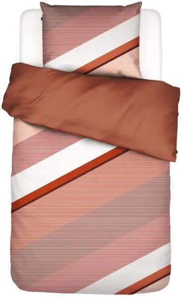 Essenza | Dekbedovertrekset Robbin lits-jumeaux: breedte 240 cm x lengte 220 cm + 2x karamel, roze, oranje dekbedovertreksets | NADUVI outlet