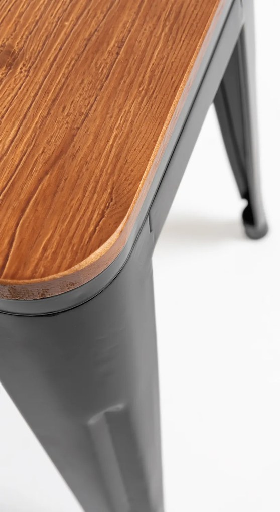 Taburete Torix Pequeńo Madera Natural