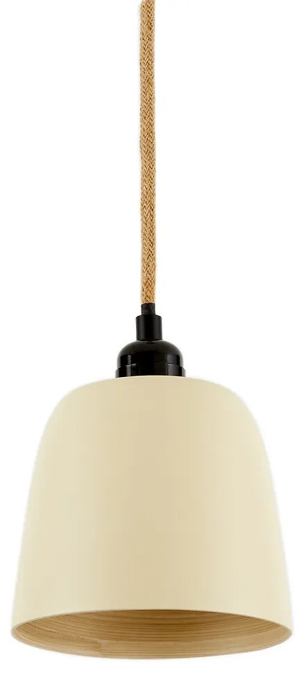 Hanglamp in gekleurd bamboeØ15 cm, Bineta